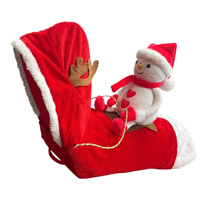 Christmas Santa Claus Riding Costume for your pup or cat.