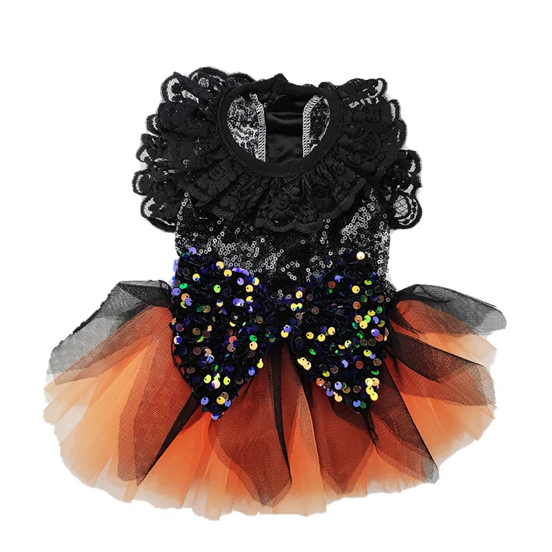 Cute Witch Style Halloween Dog Costume