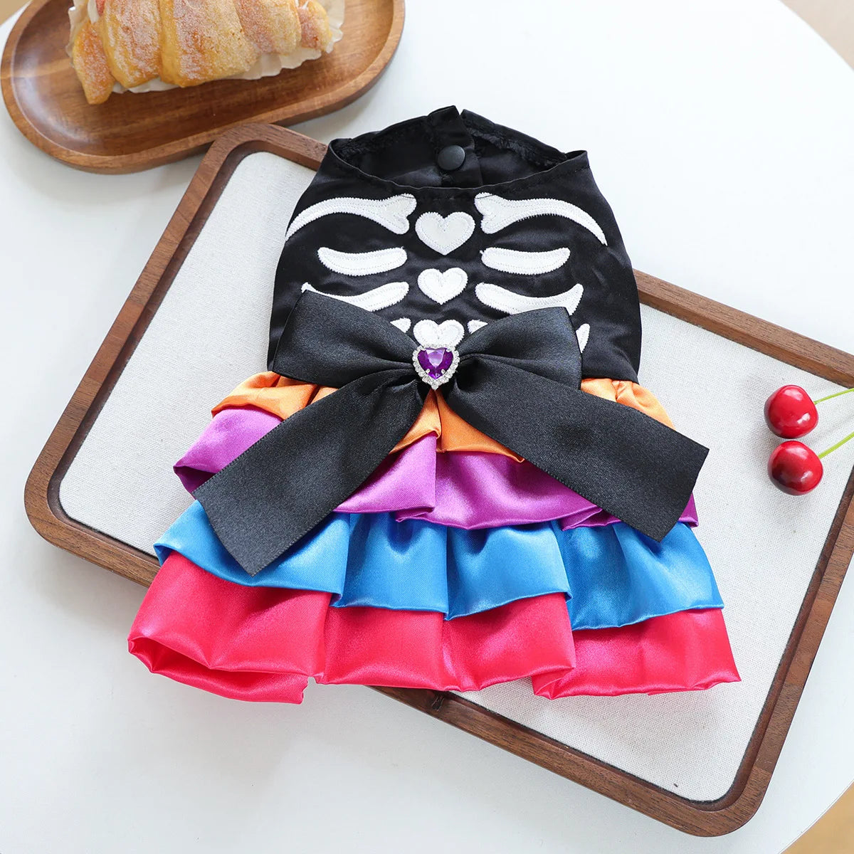 Halloween Skeleton Tutu Dress for your pup.