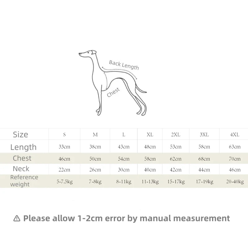 Solid Color Fleece High-neck Winter Vest for Greyhound or Whippet.