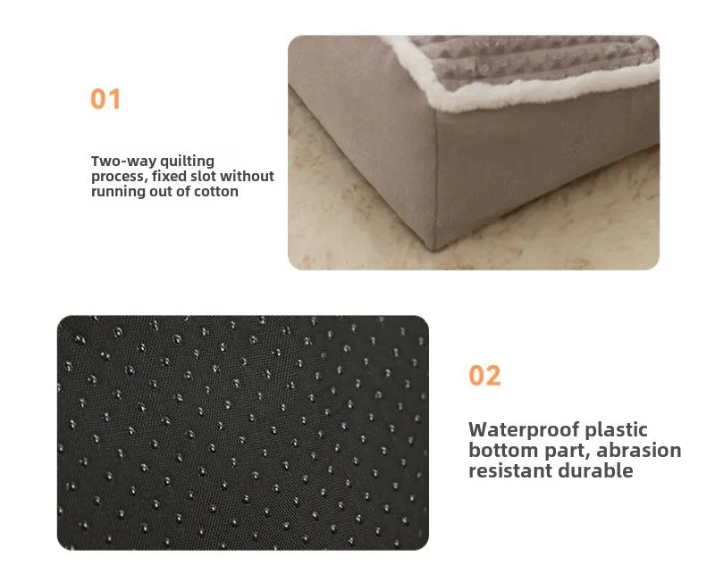 Washable Thick Plush Bed