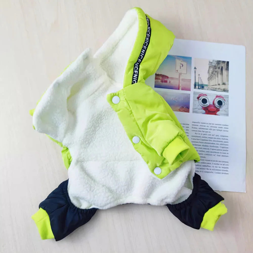 Windproof Winter Snow Coat for Small Dogs