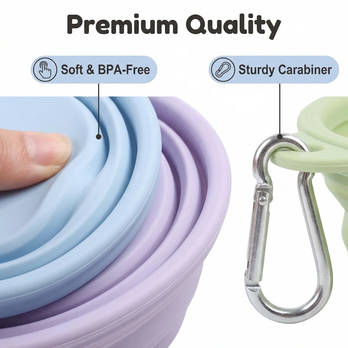 Portable Water/Food Bowl with Lid