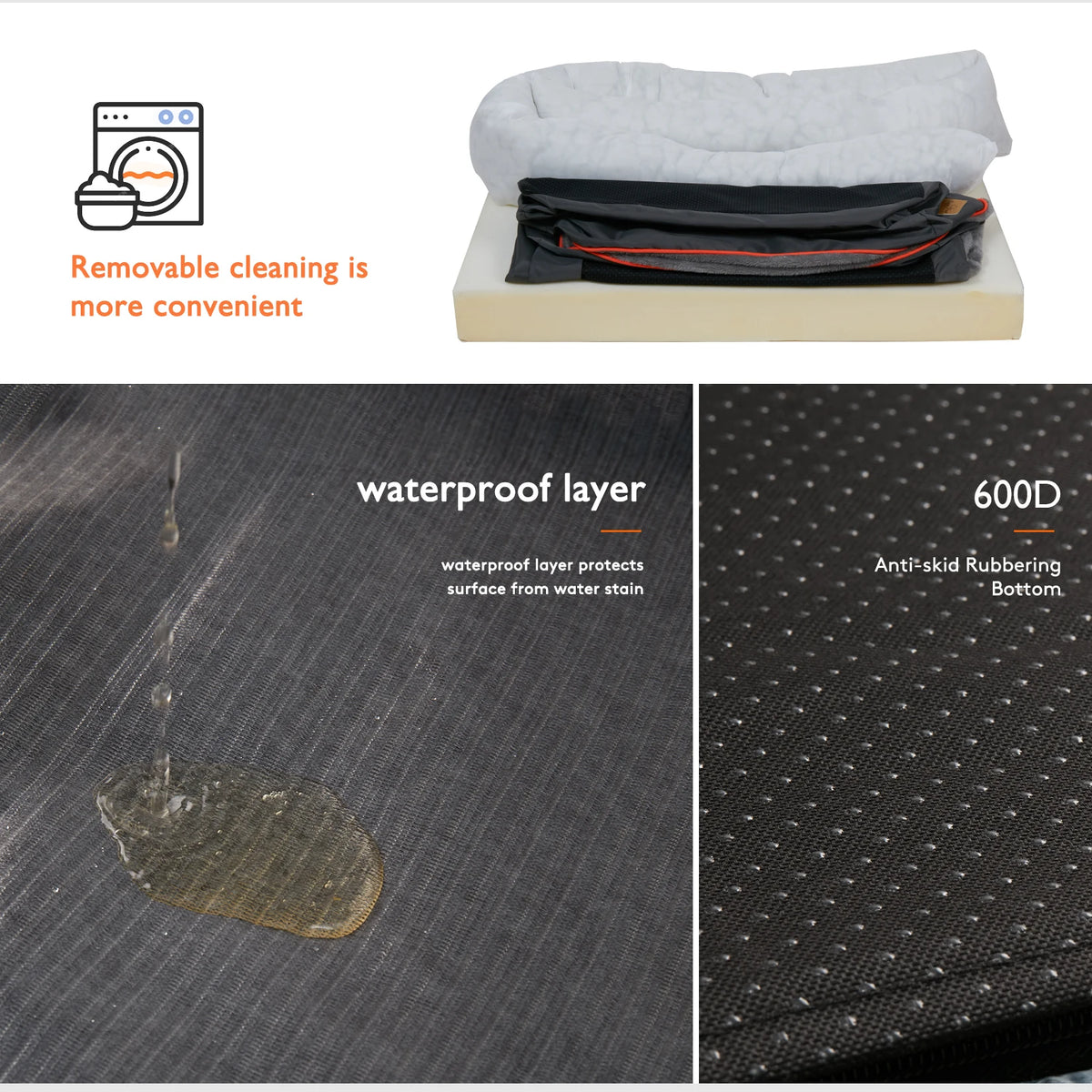 Jumbo Large Orthopedic Memory Foam Bed