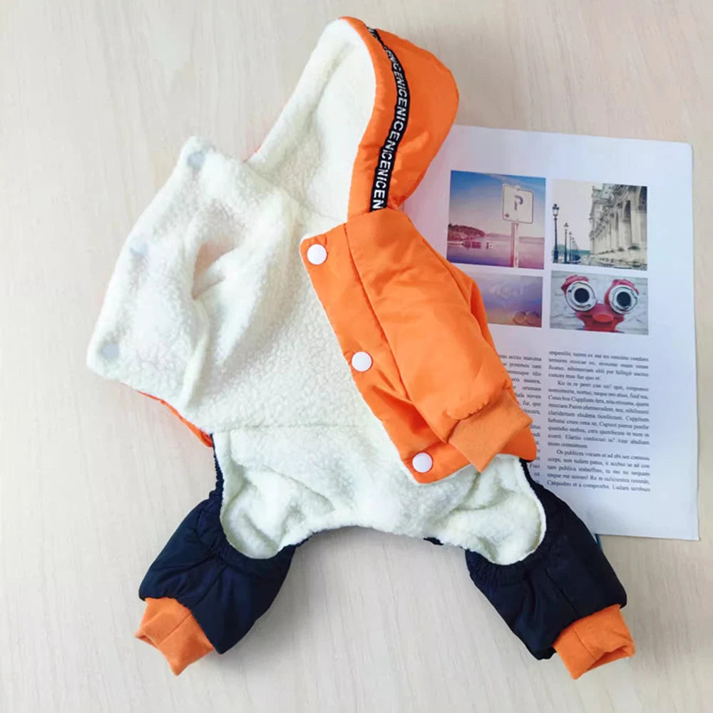 Windproof Winter Snow Coat for Small Dogs