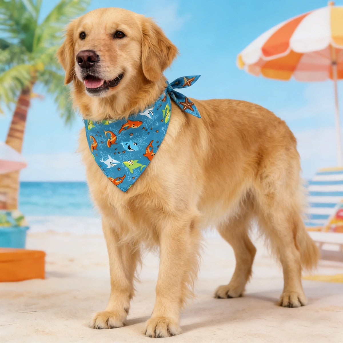 Dog Bandana Washable Adjustable