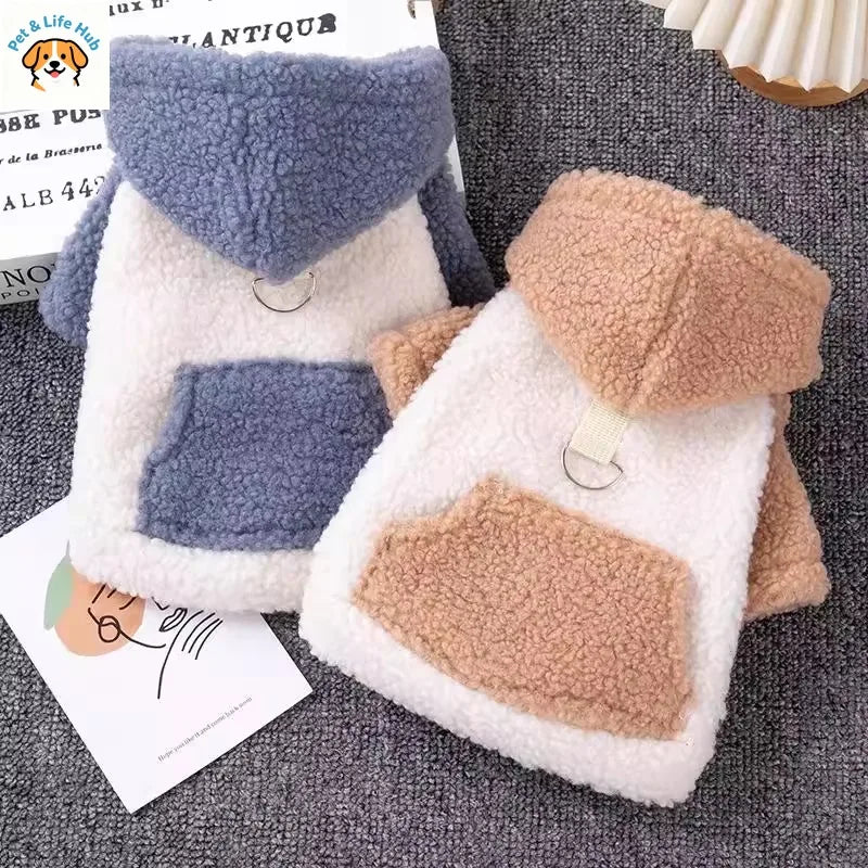Fleece Hoodie for your pup.